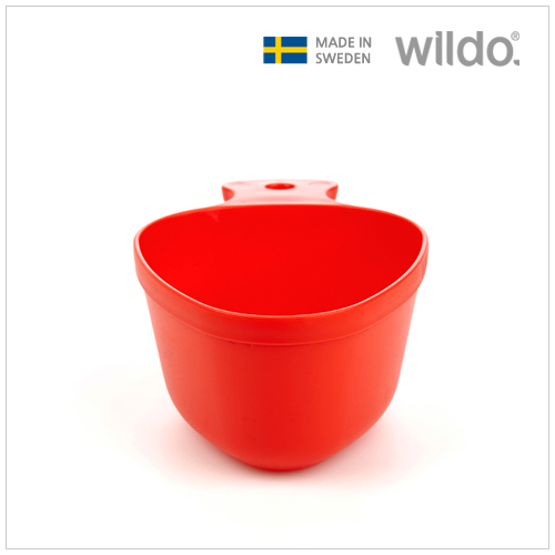 [WD-10078]윌도 스웨덴 군용 다목적 휴대용 컵 [코사 아미] _레드